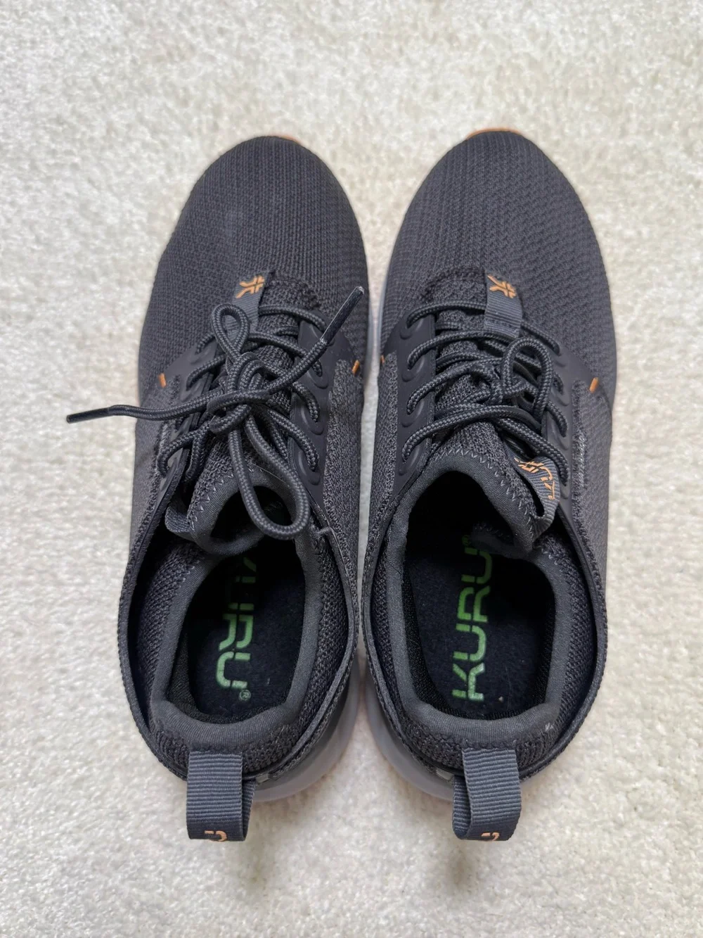 KURU ATOM Waterproof Sneaker Tennis Shoes Smoke Gray Apricot Women’s Size 8